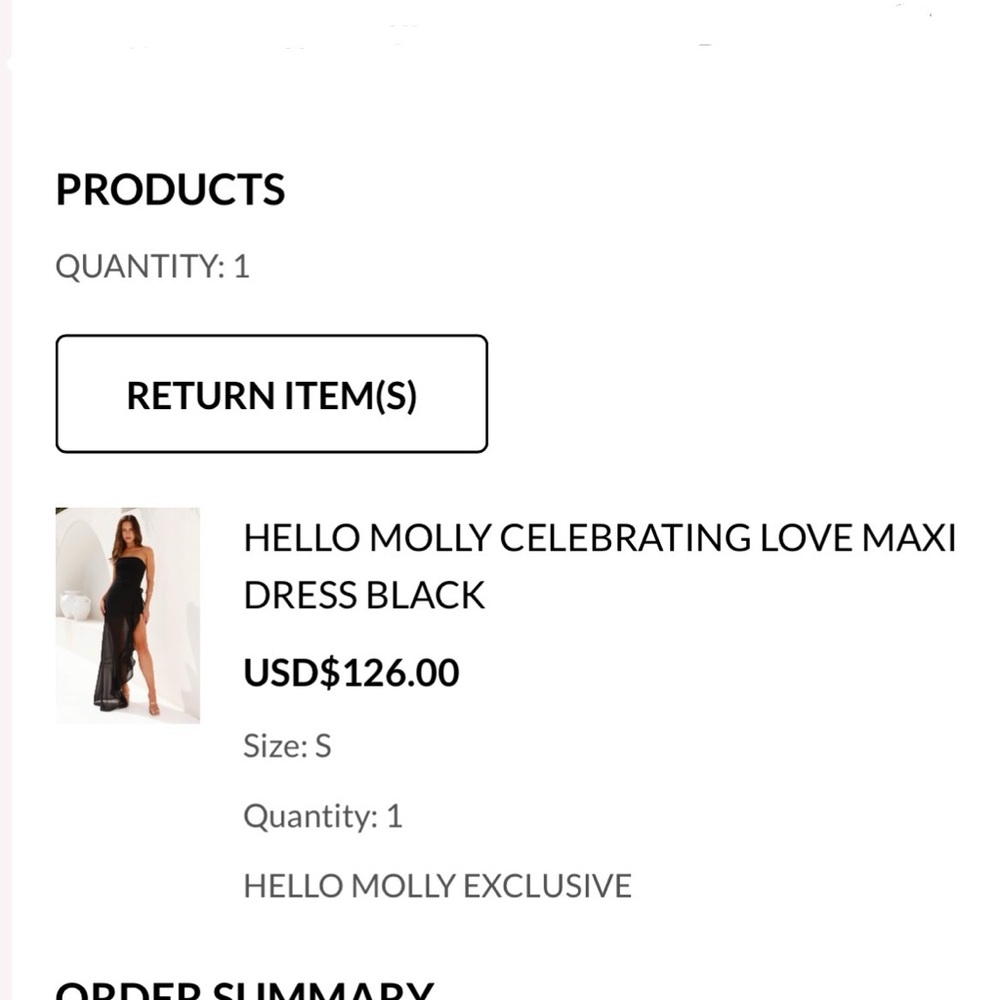 Hello Molly Celebrating Love Black Maxi Dress